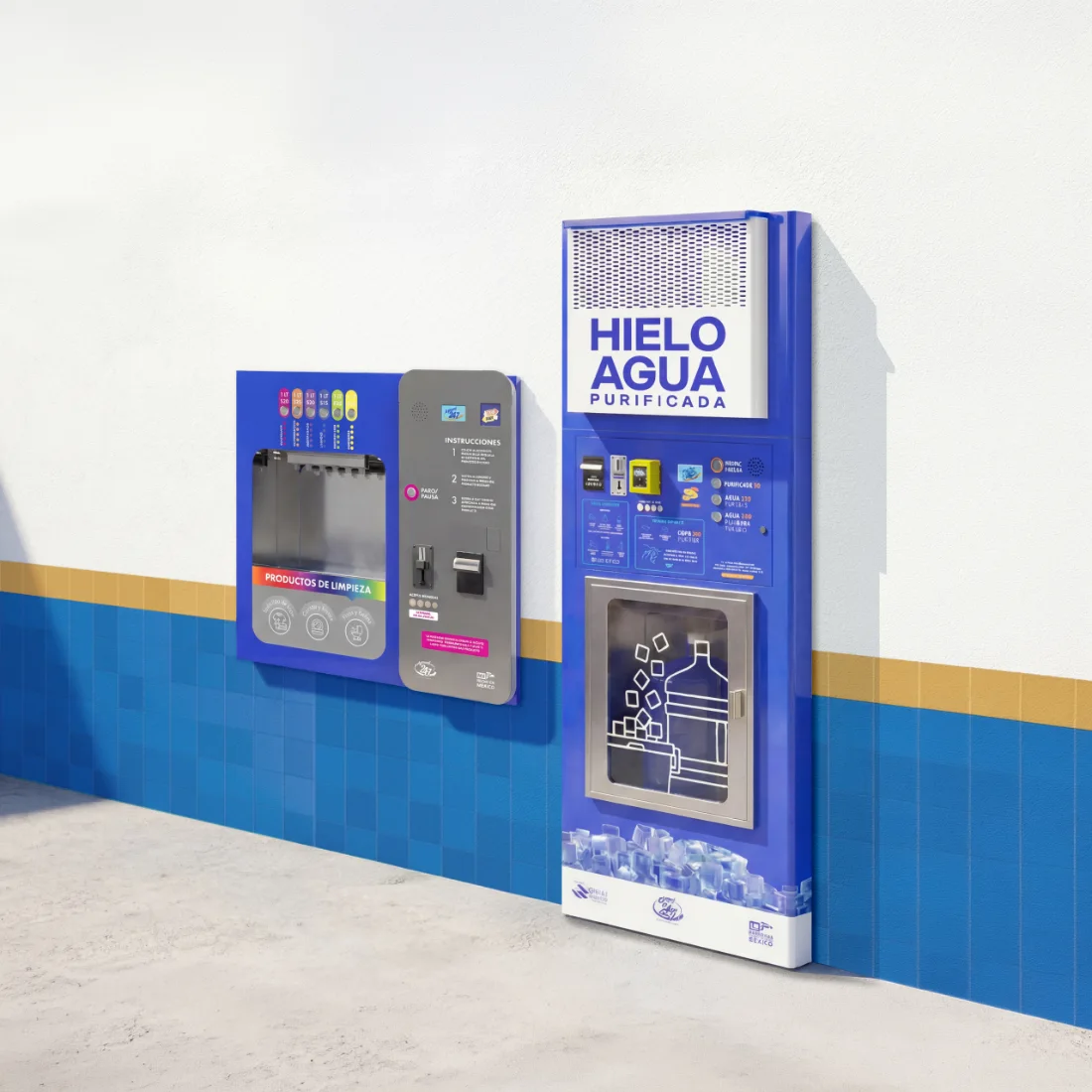 Modelo Kiosko Dúo y Limpieza