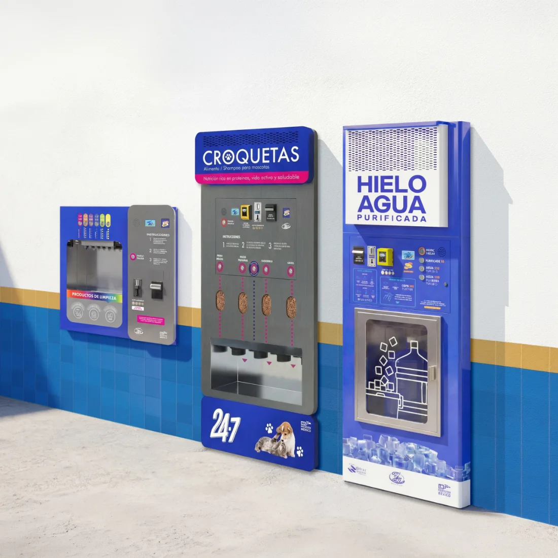 Modelo Kiosko Dúo, Limpieza y Croquetas